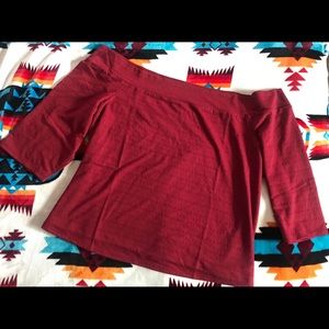 ModCloth size 4 off the shoulder shirt